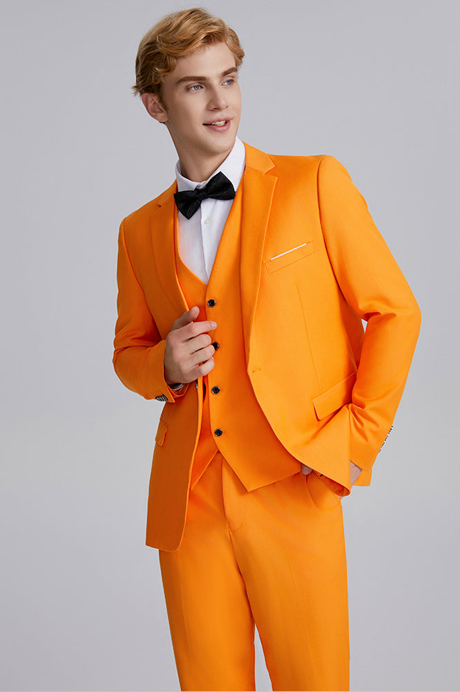 Orange Suit details - 2