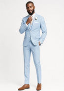 Men’s 3-Piece Classic All Blue Wedding Tuxedo