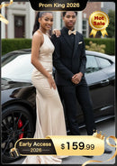 Costume d'affaires classique croisé noir 3 pièces pour homme