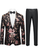 Embroidery Black Suit