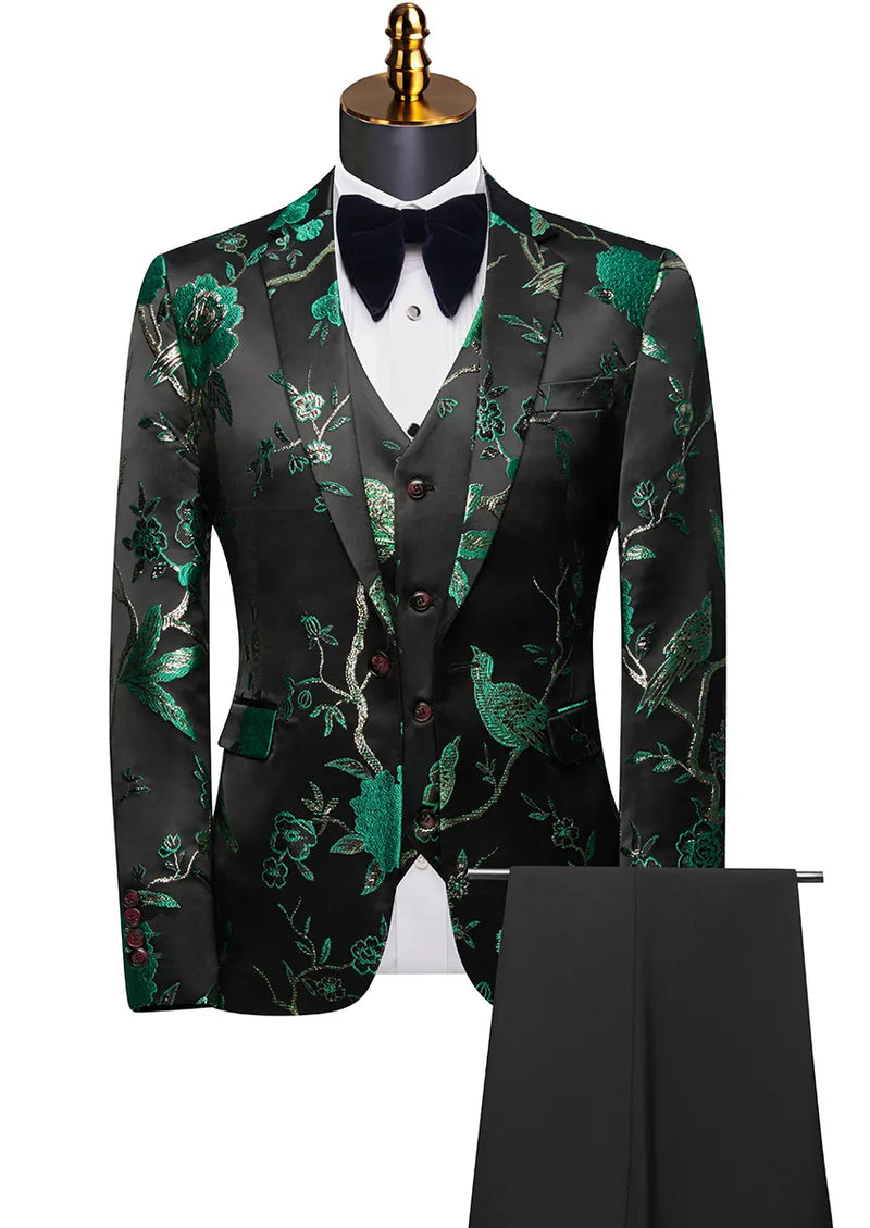 semi formal engagement dress for men formal Dark Emerald Green Tuxedo Suit – Regal. Refined, Unforgettable – VARDO