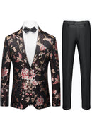 Embroidery Black Suit