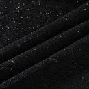 Starry Black Smoking Suit Fabric