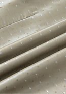 Men's 3-Piece Damask Jacquard Wedding Tan Suit