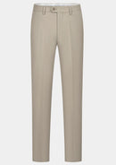 Men's 3-Piece Damask Jacquard Wedding Tan Suit