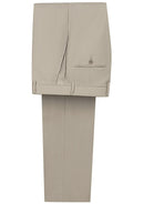 Men's 3-Piece Damask Jacquard Wedding Tan Suit