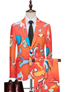 Orange Graffiti Suit