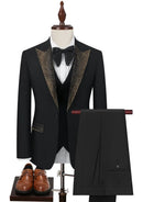 Black 3-Piece Tuxedo Set