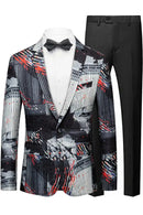 Black and White Graffiti Blazer