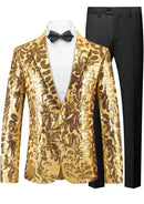 Paisley Gold Sequin Suit