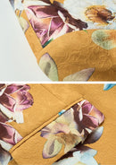 Floral Jacquard Yellow Tuxedo details - 2