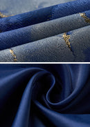 Men's One-Button Slim Fit Morden Fashion Blue Jacket