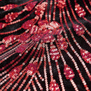 Red Falling Stars sequin jacket - 1