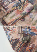 Pink Ink Painting Tuxedo Details