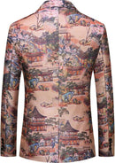 Pink Ink Painting Tuxedo Back