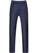 Men's Classic Navy Suit Pants Slim Fit Formal Trousers