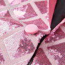 Pink Tuxedo Jacket details