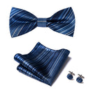 Conjunto de accesorios azules para hombre