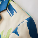 Blue and Beige Blazer details