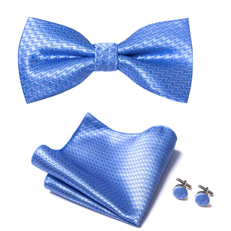 Men's Blue Accessory Set