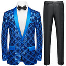 blue tuxedo jacket