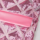 Pink Tuxedo Jacket details - 6