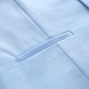 Men's 3-Piece Stylish Elegance Slim Fit Classic Light Blue Suit