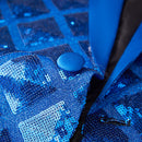 blue tuxedo jacket details - 3