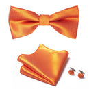 Conjunto de accesorios naranja para hombre