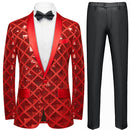 red dinner jacket