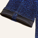 Ensemble 3 pièces à paillettes bleu marine pour garçon