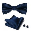 Conjunto de accesorios azules para hombre