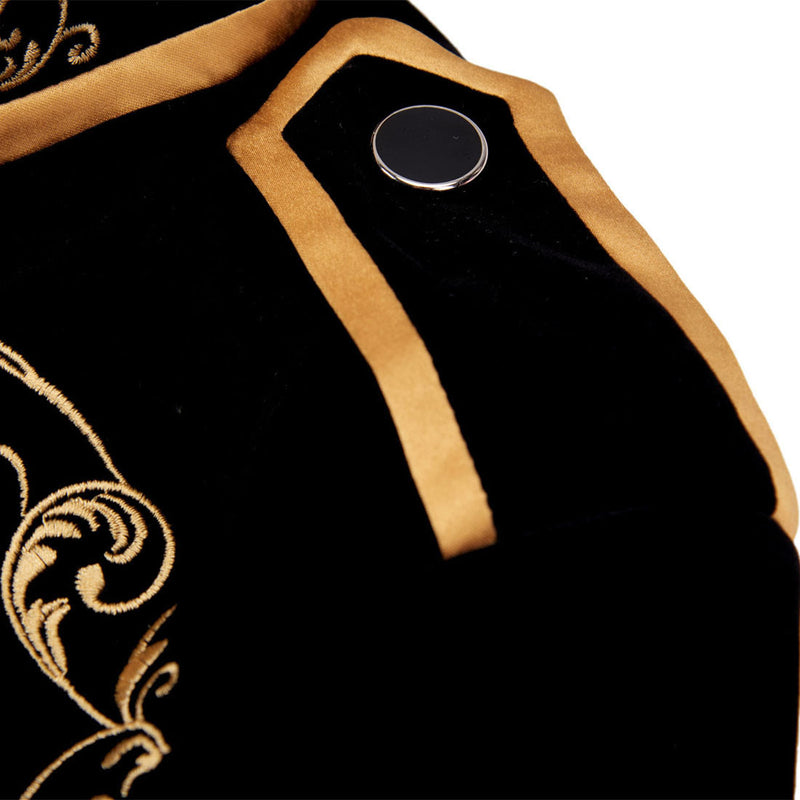 black jacket with zipper details - 2