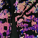 gradient full sequin purple tuxedo for prom details - 3