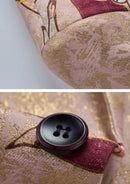 Floral Jacquard Pink Blazer