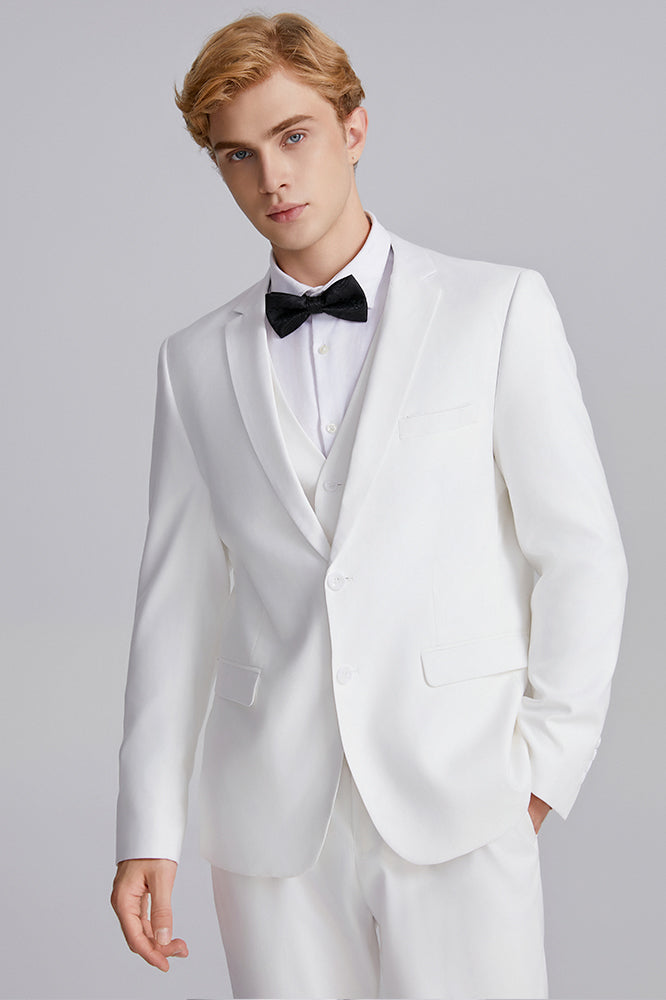 White Wedding Suit
