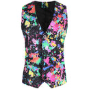 Traje negro de 3 piezas para fiesta de hombre