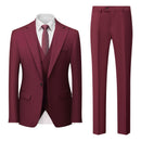 Burgundy Wedding Suit