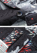 Black and White Graffiti Blazer