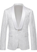 Jacquard White Tuxedo