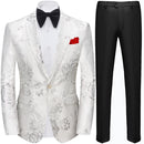 One Button Silver Tuxedo