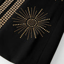 Hand-Embellished Gold Sunburst Jacket