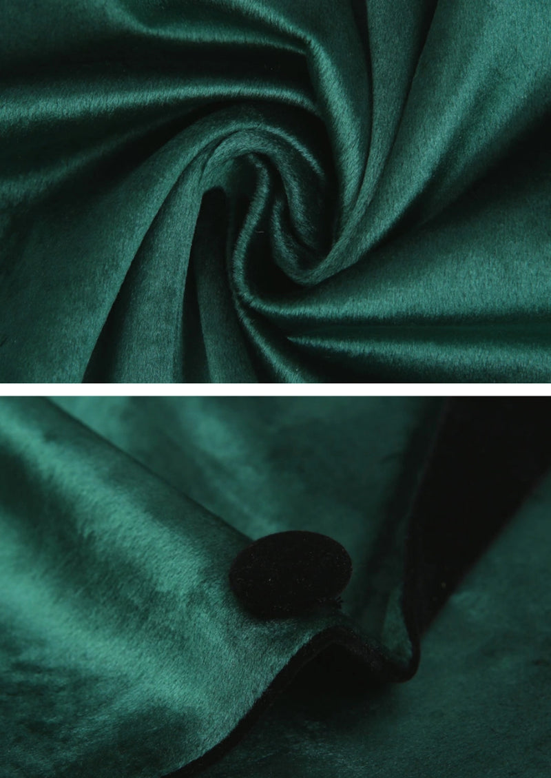 Esmoquin verde esmeralda para hombre de terciopelo lujoso