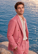 Dusty Rose Double-Breasted Suit (2-Piece)