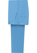 Slim Fit Sky Blue Double-Breasted Suit (2-Piece)