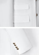 Pristine White Double-Breasted Suit (2-Piece)
