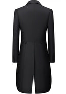 Black Suit with Tails Back
