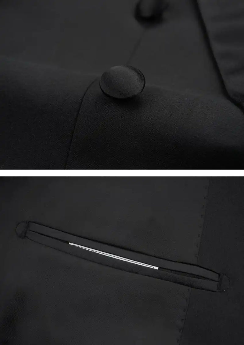 Black Suit with Tails