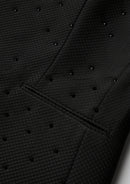 Slim Fit Micro-Textured Black Crystal Double-Breasted Tuxedo (2-Piece)