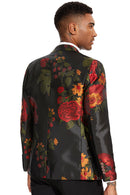 Red Rose Black Dinner Jacket back